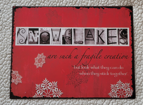 Snowflake Sign